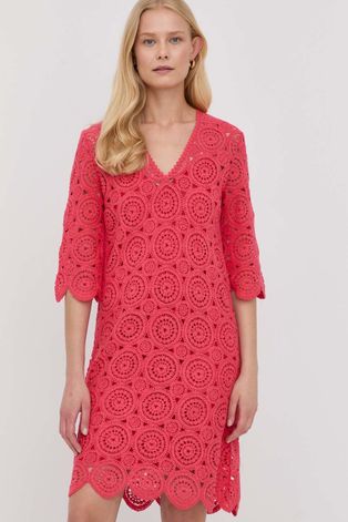 Haljina MAX&Co. boja: ružičasta, mini, ravna