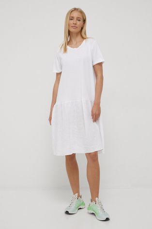 Φόρεμα Deha χρώμα: άσπρο,