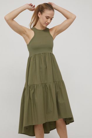 Φόρεμα Deha χρώμα: πράσινο,