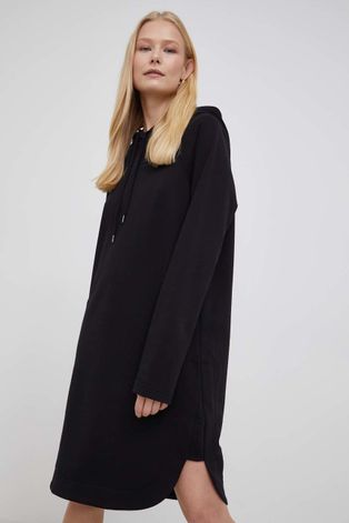 Šaty G-Star Raw černá barva, mini, oversize