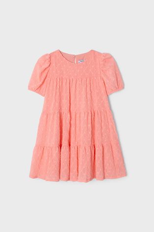 Детское платье Mayoral цвет оранжевый mini oversize
