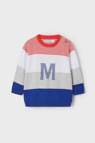 Детски памучен пуловер Mayoral от лека материя