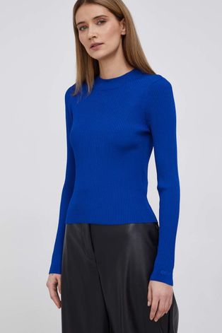 Pulover Calvin Klein za žene, boja: plava