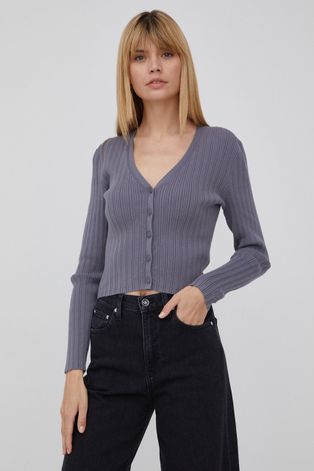 Джемпер Calvin Klein Jeans женский цвет серый лёгкий