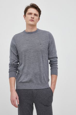 Calvin Klein - Gyapjú pulóver
