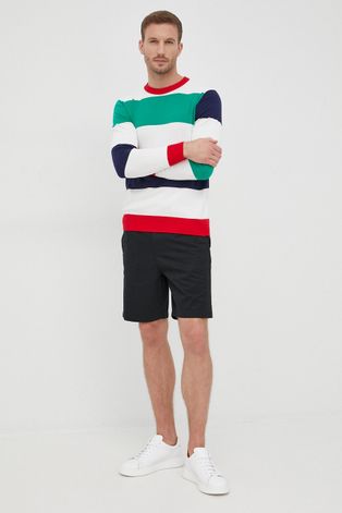 Пуловер United Colors of Benetton мъжки от лека материя