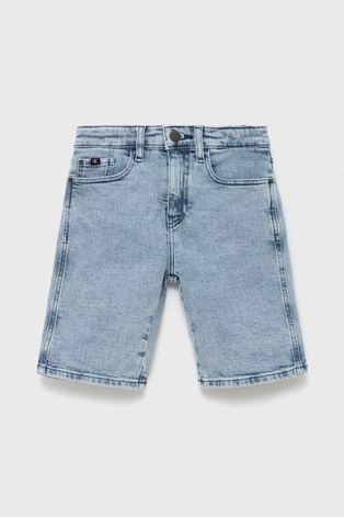 Дитячі джинсові шорти Calvin Klein Jeans регульована талія