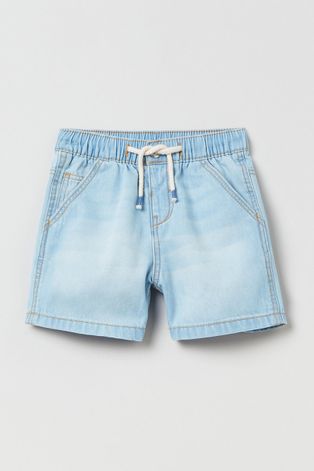 Детские джинсовые шорты OVS цвет серый регулируемая талия