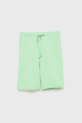 Dječje pamučne kratke hlače Tom Tailor boja: zelena,