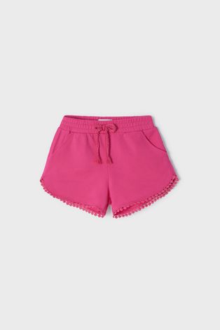 Dječje kratke hlače Mayoral boja ružičasta,