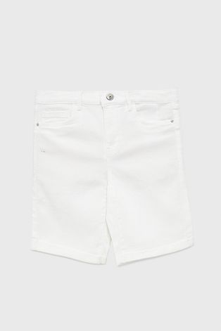 Dječje kratke hlače Kids Only boja: bijela, glatki materijal