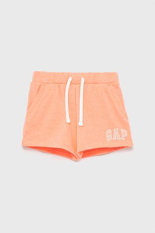Dječje kratke hlače GAP boja: ružičasta, s tiskom, podesivi struk