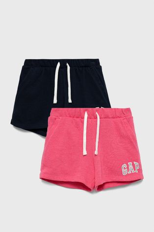 Dječje kratke hlače GAP boja: ružičasta, s tiskom