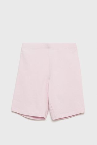Name it pantaloni scurti copii culoarea roz, neted