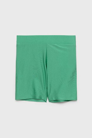 Kids Only pantaloni scurti copii culoarea verde, neted