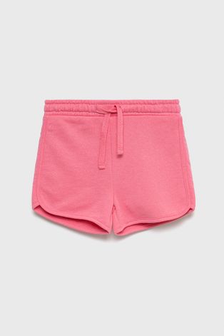 Детские шорты Tom Tailor цвет розовый однотонные регулируемая талия