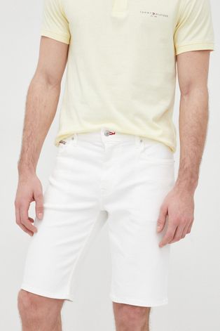 Къси панталони Tommy Hilfiger Brooklyn мъжки в бяло