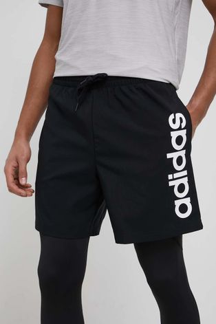 Kratke hlače adidas za muškarce, boja: crna