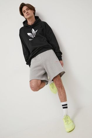 Шорти adidas Originals чоловічі колір сірий меланж