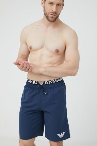 Kratke hlače za kupanje Emporio Armani Underwear boja: tamno plava