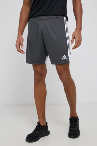 Шорти adidas Performance чоловіче колір сірий