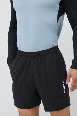 Kratke outdoor hlače adidas TERREX Multi za muškarce, boja: crna