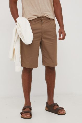 Kratke hlače Solid za muškarce, boja: smeđa