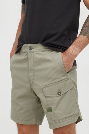 Pamučne kratke hlače G-Star Raw za muškarce, boja: zelena