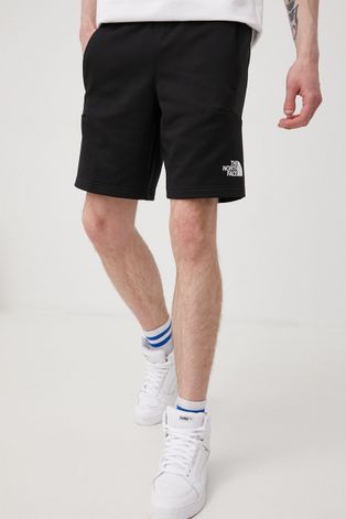 The North Face pantaloni scurti sport barbati, culoarea negru
