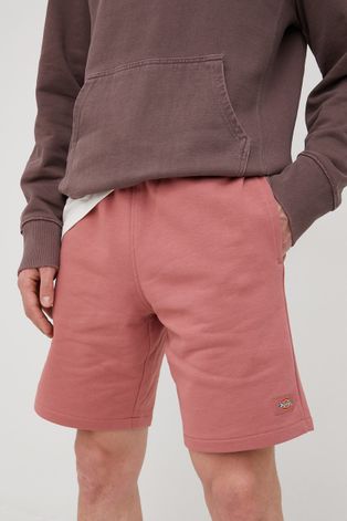 Dickies szorty bawełniane męskie kolor różowy