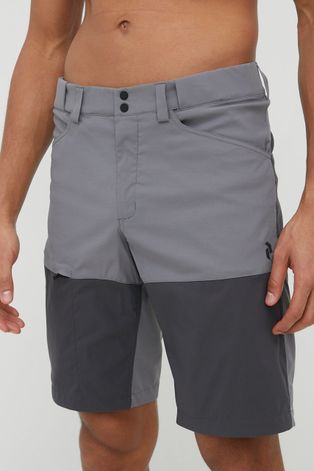 Kratke outdoor hlače Peak Performance Iconiq za muškarce, boja: siva