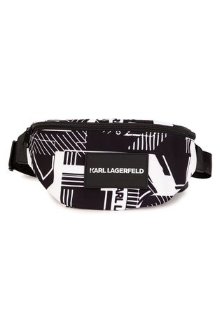 Dječja torbica oko struka Karl Lagerfeld boja: crna