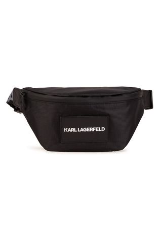 Dječja torbica oko struka Karl Lagerfeld boja: crna