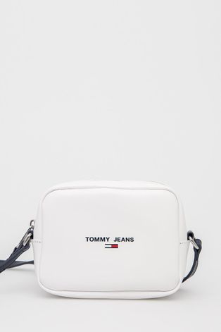 Kabelka Tommy Jeans biela farba