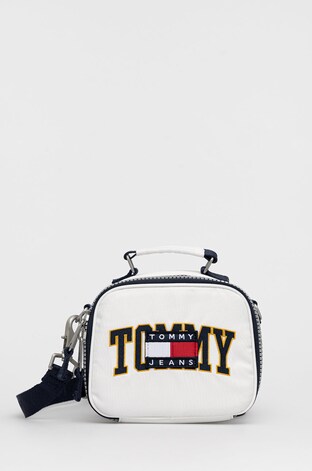 Kabelka Tommy Jeans bílá barva