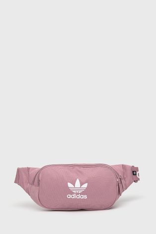 Сумка на пояс adidas Originals колір рожевий