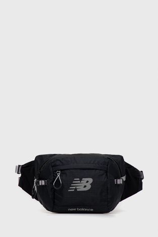 Τσάντα φάκελος New Balance χρώμα: μαύρο