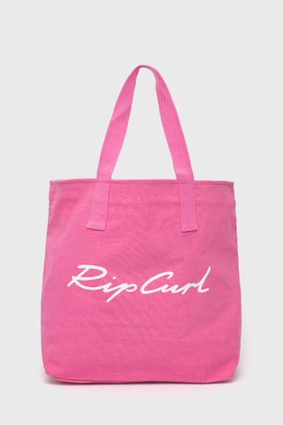 Пляжна сумка Rip Curl колір рожевий