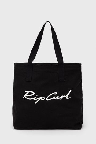 Τσάντα παραλίας Rip Curl χρώμα: μαύρο