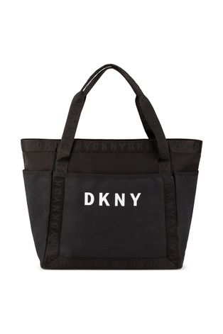 Παιδική τσάντα Dkny χρώμα: μαύρο