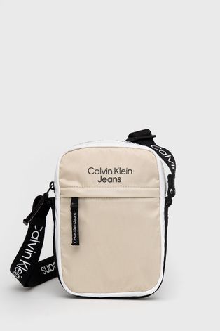 Dječja vrećica Calvin Klein Jeans boja: bež