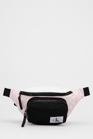 Τσάντα φάκελος Calvin Klein Jeans χρώμα: ροζ