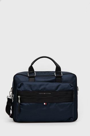 Τσάντα Tommy Hilfiger χρώμα: ναυτικό μπλε
