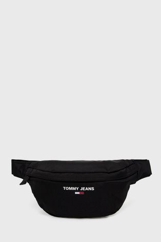 Τσάντα φάκελος Tommy Jeans χρώμα: μαύρο