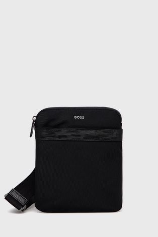 Чанта през рамо BOSS в черно