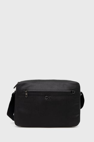 Τσάντα Calvin Klein χρώμα: μαύρο