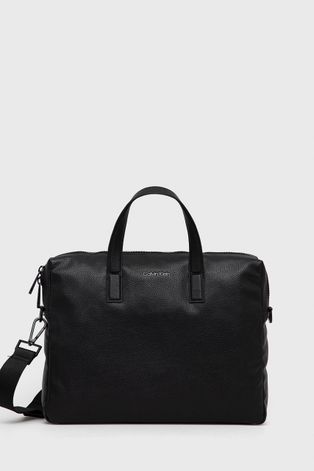 Сумка для ноутбука Calvin Klein колір чорний