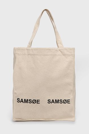 Τσάντα Samsoe Samsoe χρώμα: διάφανο