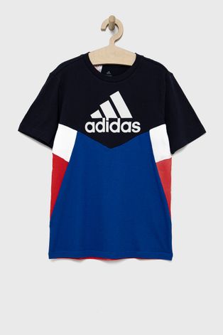 adidas Performance t-shirt bawełniany dziecięcy HE9375 z nadrukiem