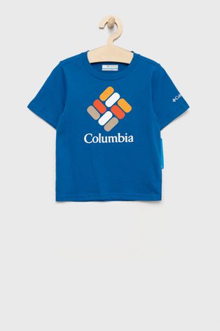 Dětské bavlněné tričko Columbia s potiskem